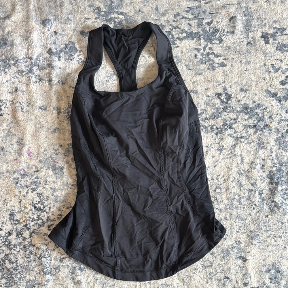 Women's Black Racerback Top